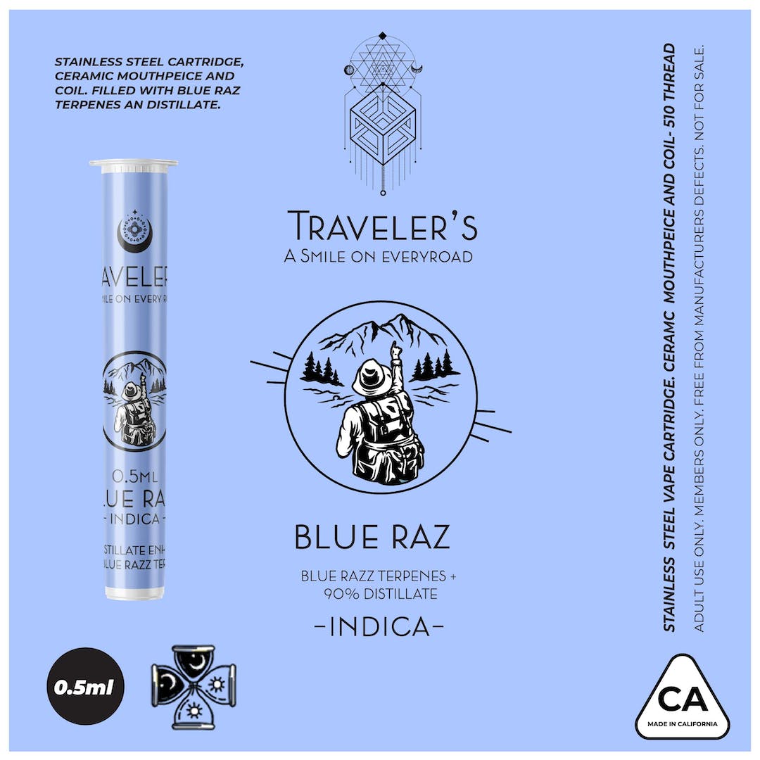 Travelers Blue razz