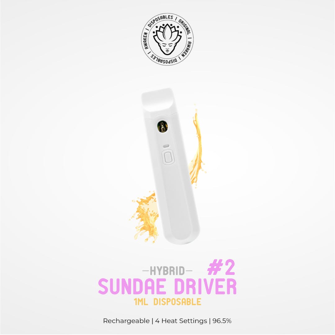 Awaken 1ml Disposable | Sundae Driver #2 | 4 Heat Settings | Rechargeable_0