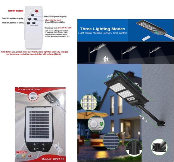 MTY 100 Watt Solar Street Light _0