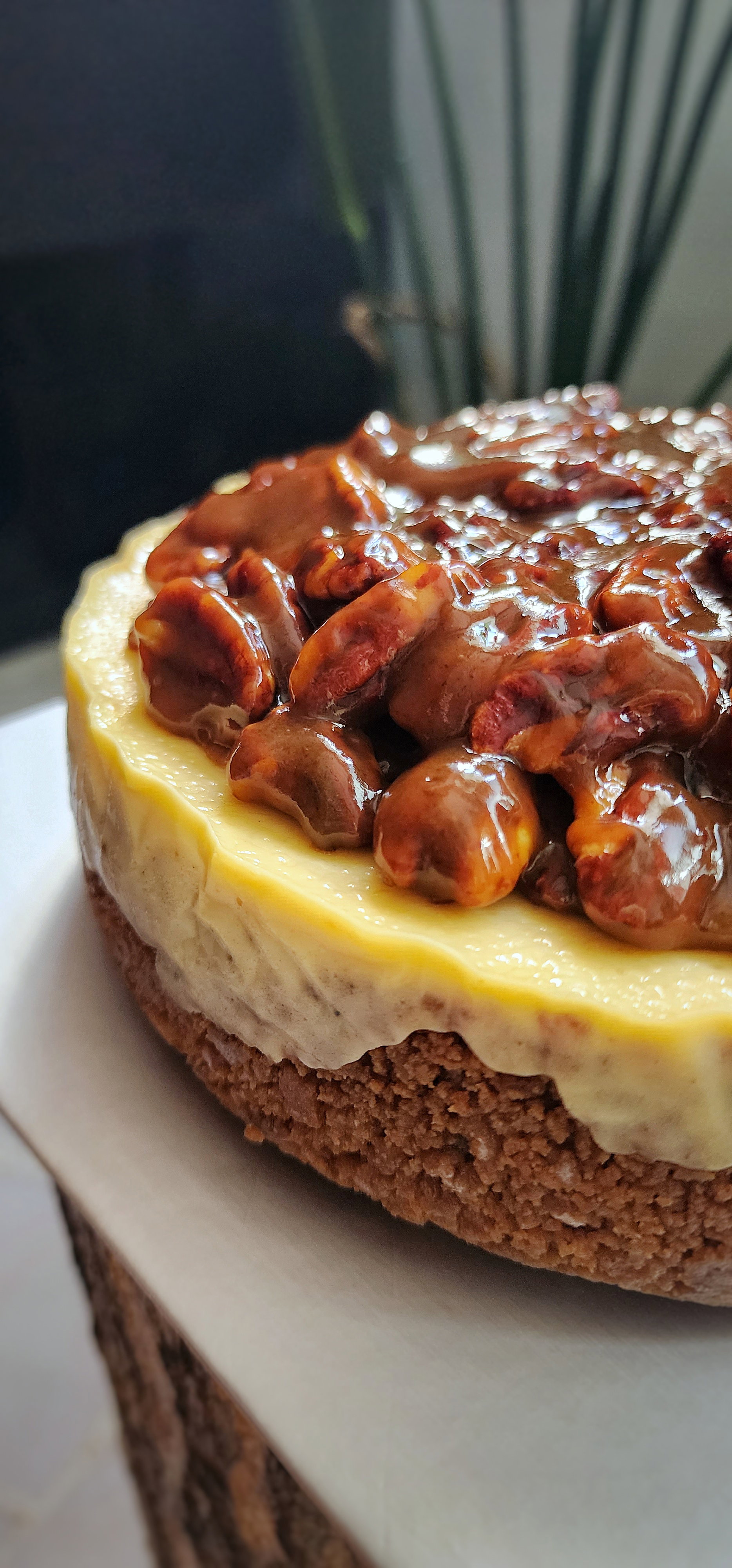 Caramel Pecan Cheesecake