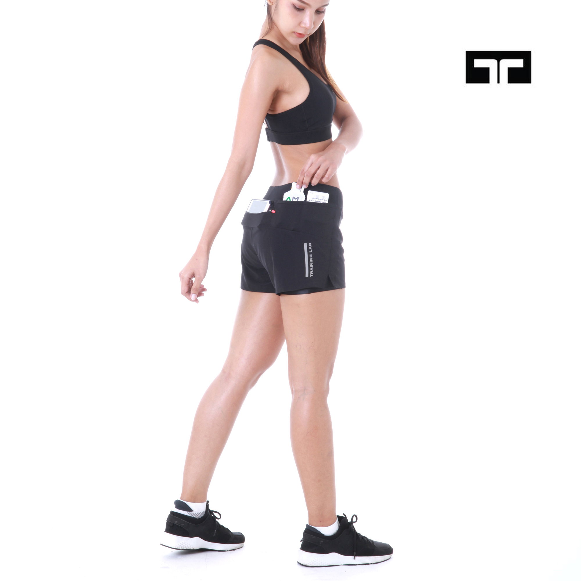 PACE Women 2in1 Running Shorts_2