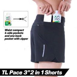 PACE 2in1 Running Shorts