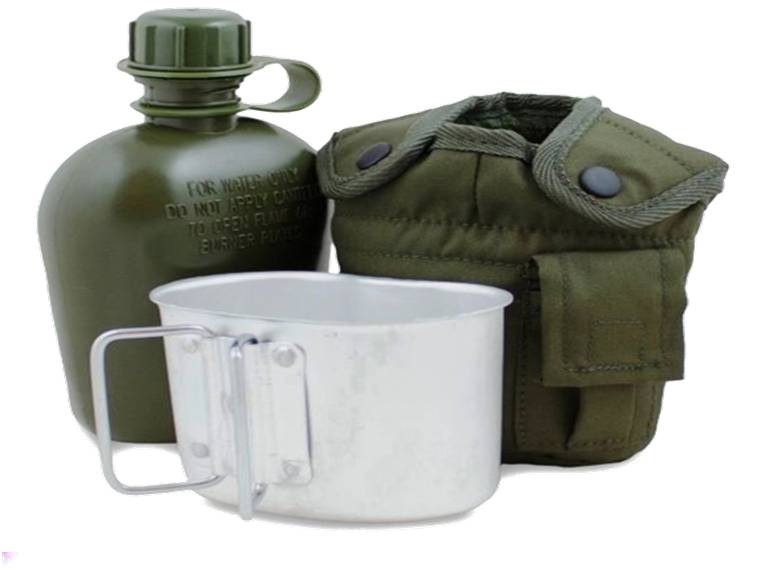 Camping Water Bottle with cup