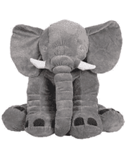 Elephant Pillow Grey_0