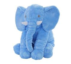 Elephant Pillow Grey
