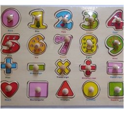 Wooden Sum  &  Shape Toy