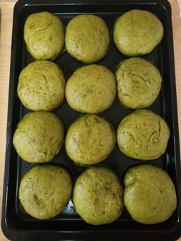 Hee pan! 60g each! 12pcs per box! 4 flavour! Pumpkin/ matcha/yam/purple sweet potato 