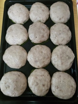 Hee pan! 60g each! 12pcs per box! 4 flavour! Pumpkin/ matcha/yam/purple sweet potato 