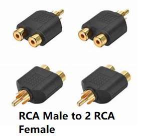 R-M402W (EVO RCA Male to 2 RCA Female)