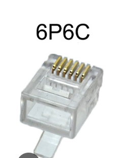 PB-S30066 (EVO RJ12 Modular Plug 6P6C UTP(100pcs/bag))