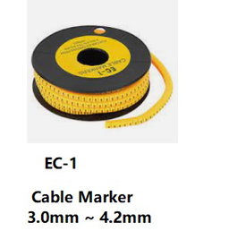 EC-(EC-1 Cable Marker 3.0mm ~ 4.2mm 