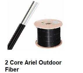 FB-AKF-02 (EVO 2 Core FTTH SM 9/125um ITU.G657A1 Drop Aerial Outdoor Black