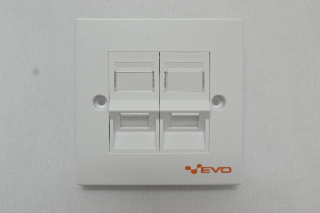 FP-4502D (EVO 2 Gang Angle Faceplate)