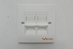 FP-4502D (EVO 2 Gang Angle Faceplate)