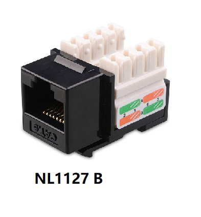 NL-1127B (EVO Cat 6 UTP 180� Keystone Jack,)_0