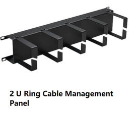 1U/2U  Ring Cable Management