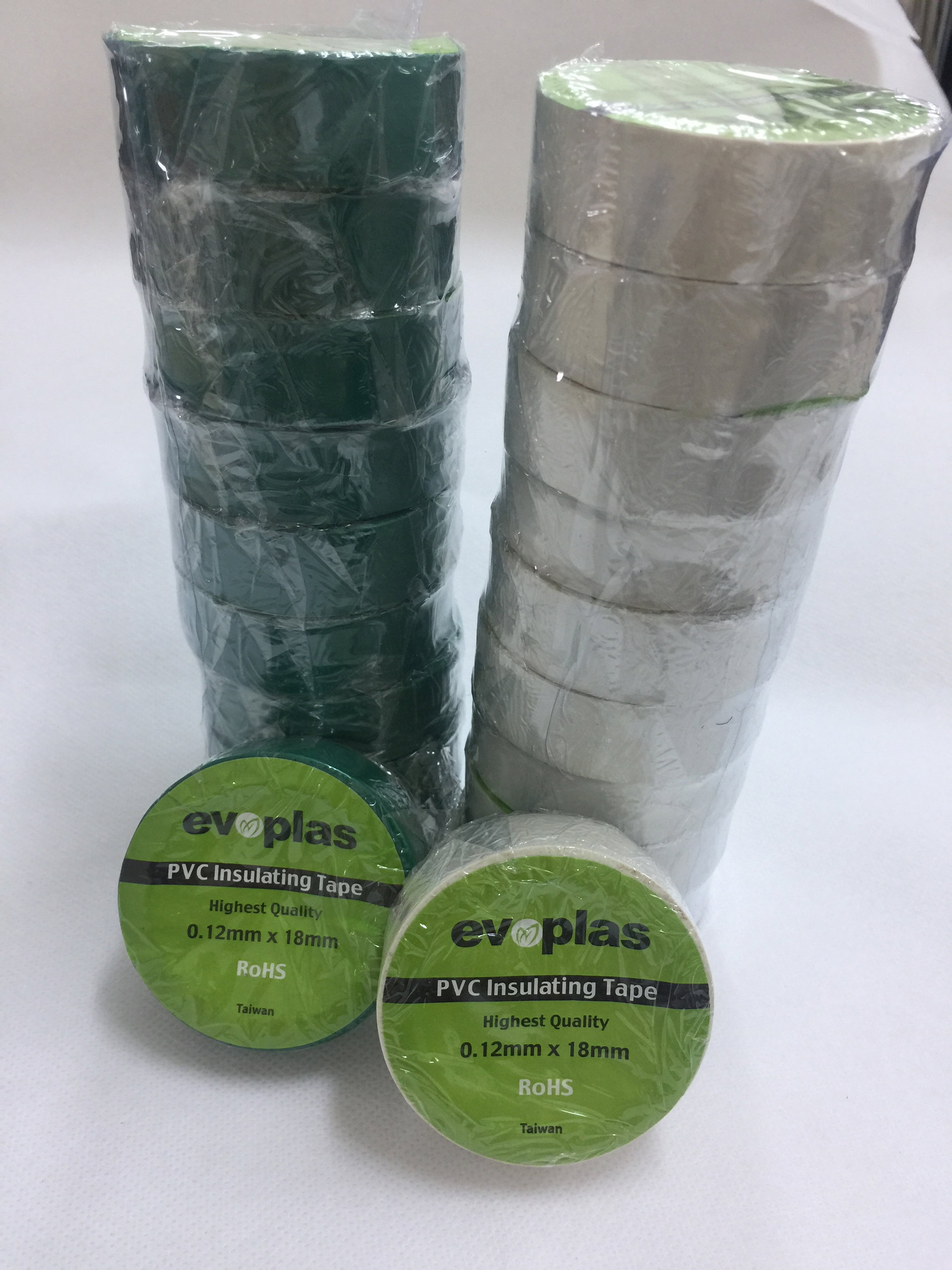 PVC Tage  Green and White_0