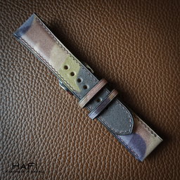 Apple Watch Strap in Camouflage leather 