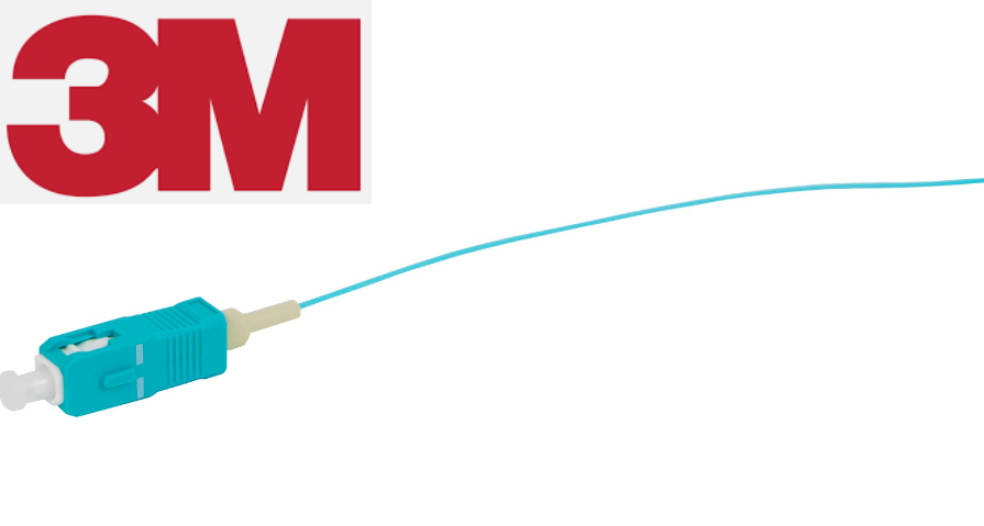 XF500003462 (3M Volition LC/UPC OM3 50/125um 900um Fiber Pigtail 1M-Light Blue)