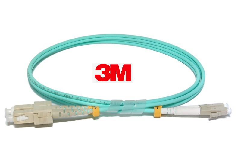 XF500003413 (3M SC/UPC-LC/UPC OM3 50/125um Duplex Fiber Patch Cord 3M-Light Blue)_0