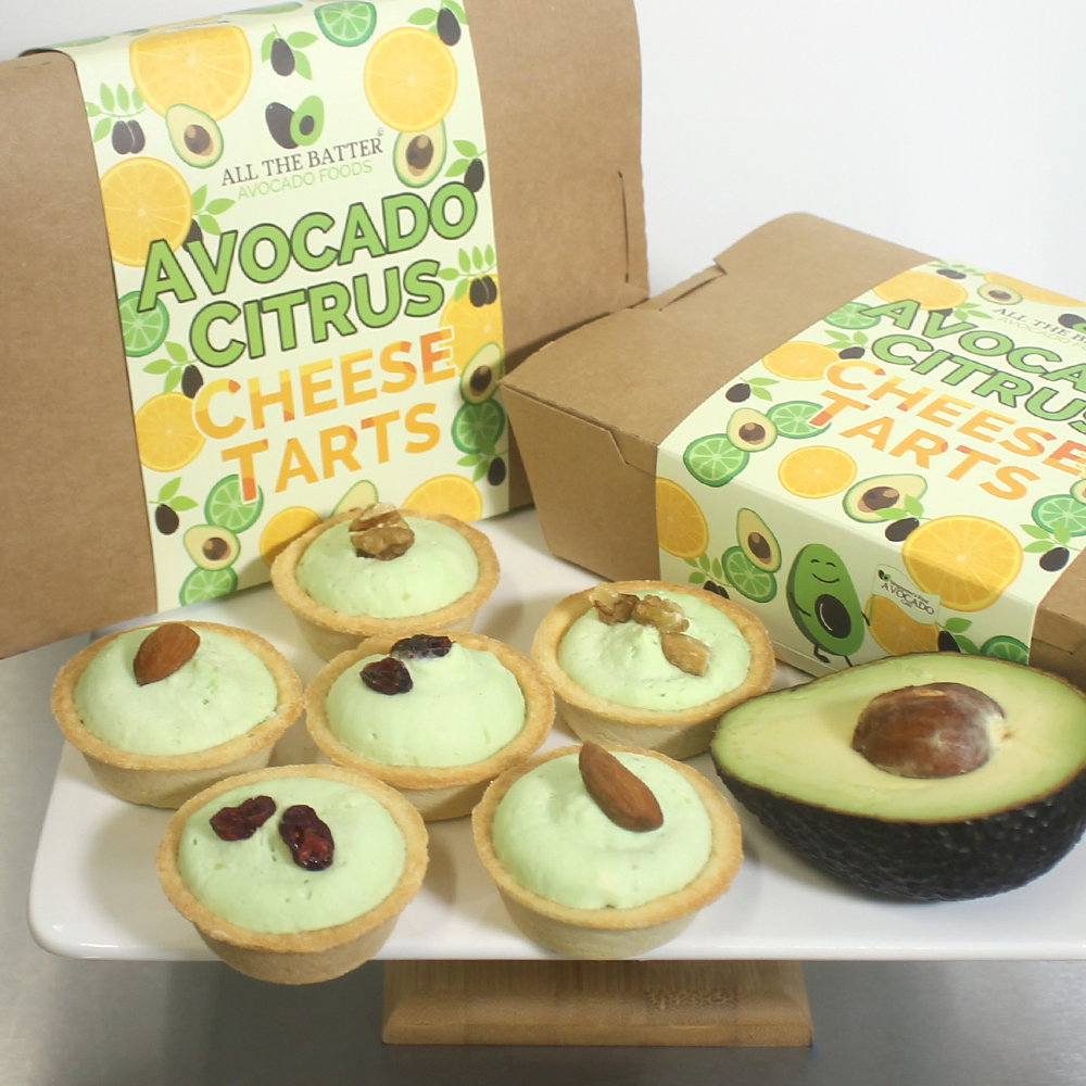 Avocado Citrus Cheese Tarts (Box of 6)