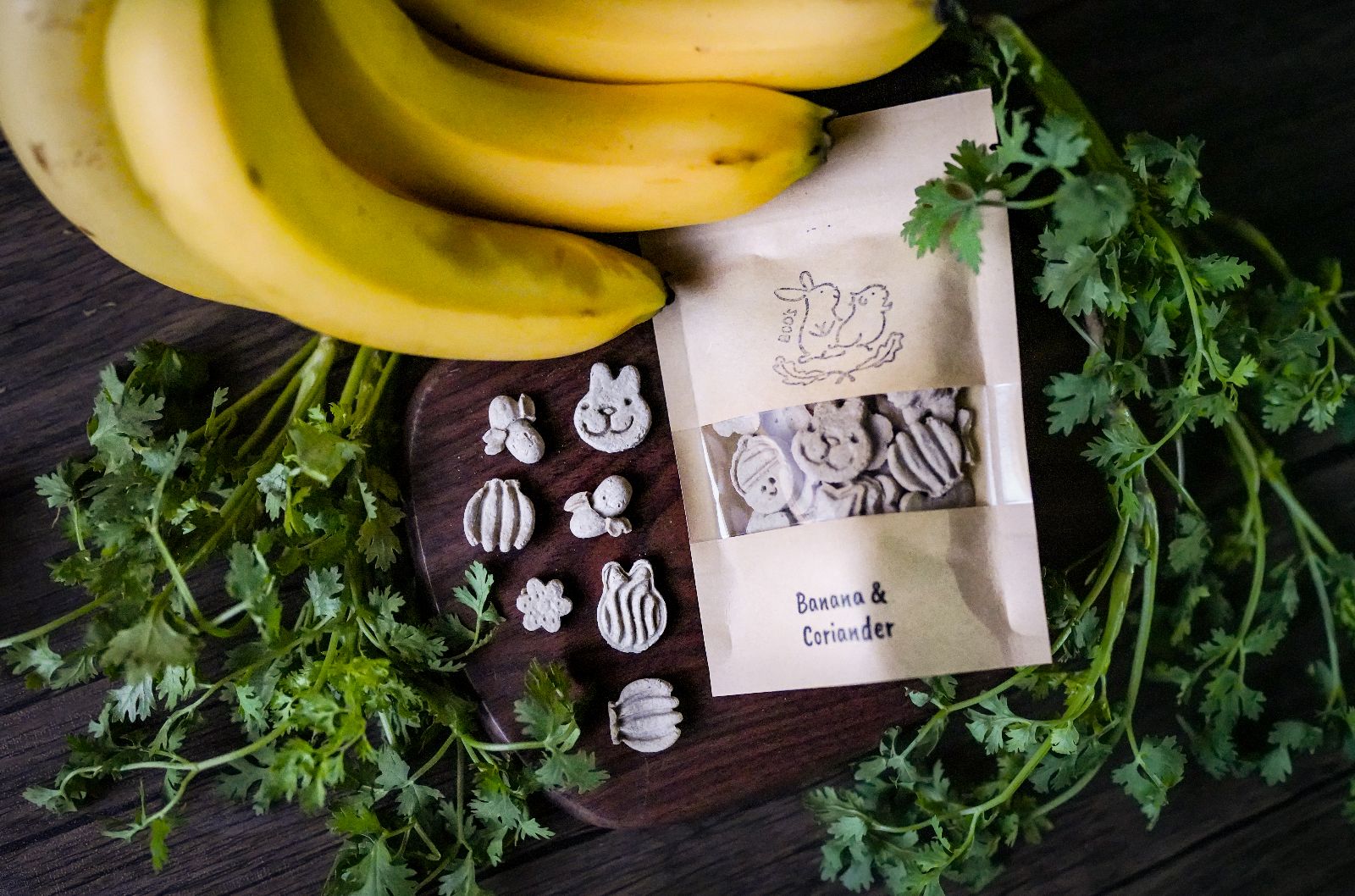 Banana & Corriander Oat Cookies_0