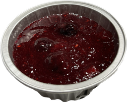 Milk Pudding Topped With Mixed Berries Coulis