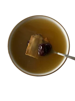 天麻白芷鳘魚膠湯 