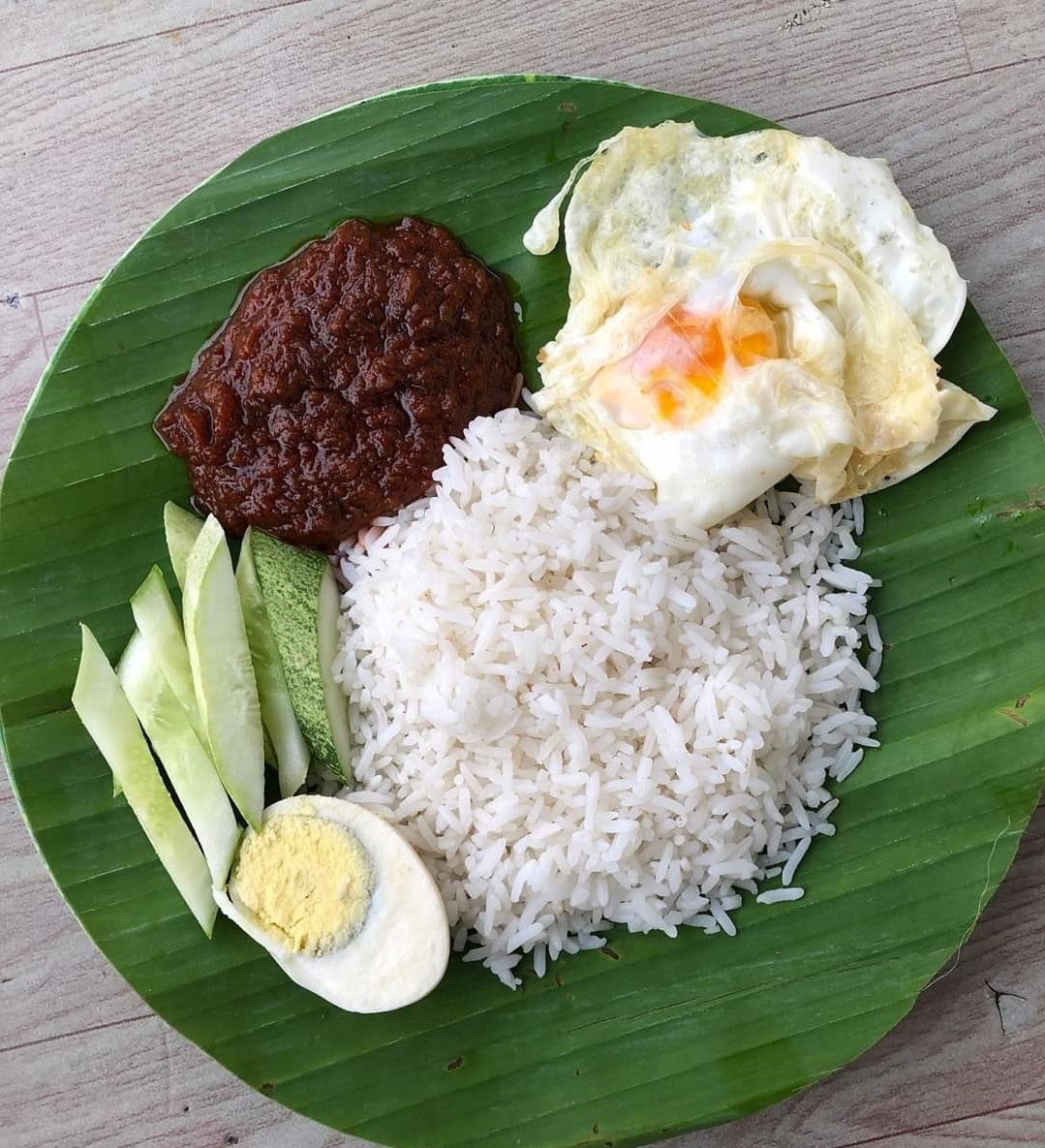 Nasi Lemak Telur Mata