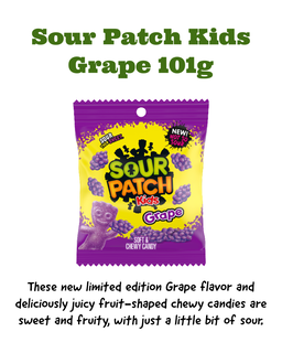 Sour Patch Kids Grape 101g *Limited Edition Flavor 