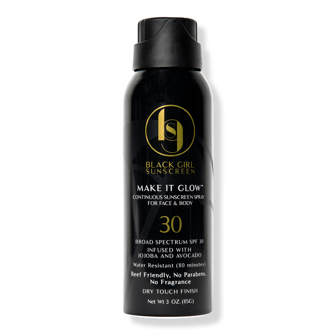 BlackGirlSunscreen Make It Glow SPF30 Spray