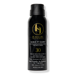 BlackGirlSunscreen Make It Glow SPF30 Spray