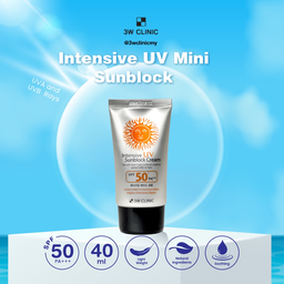 3W Clinic Intensive UV Sunblock Cream SPF50+ PA +++