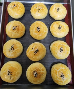 Traditional teochew preserved mustard mooncake!