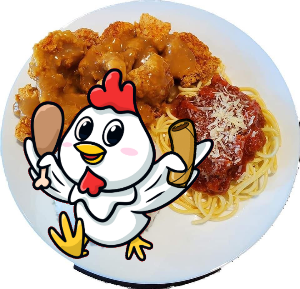 CMB #7 - Chicken Poppers + Gravy + Spaghetti_0