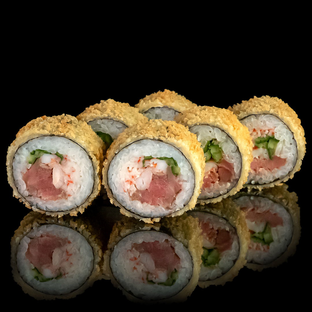Tempura shrimp crab roll
