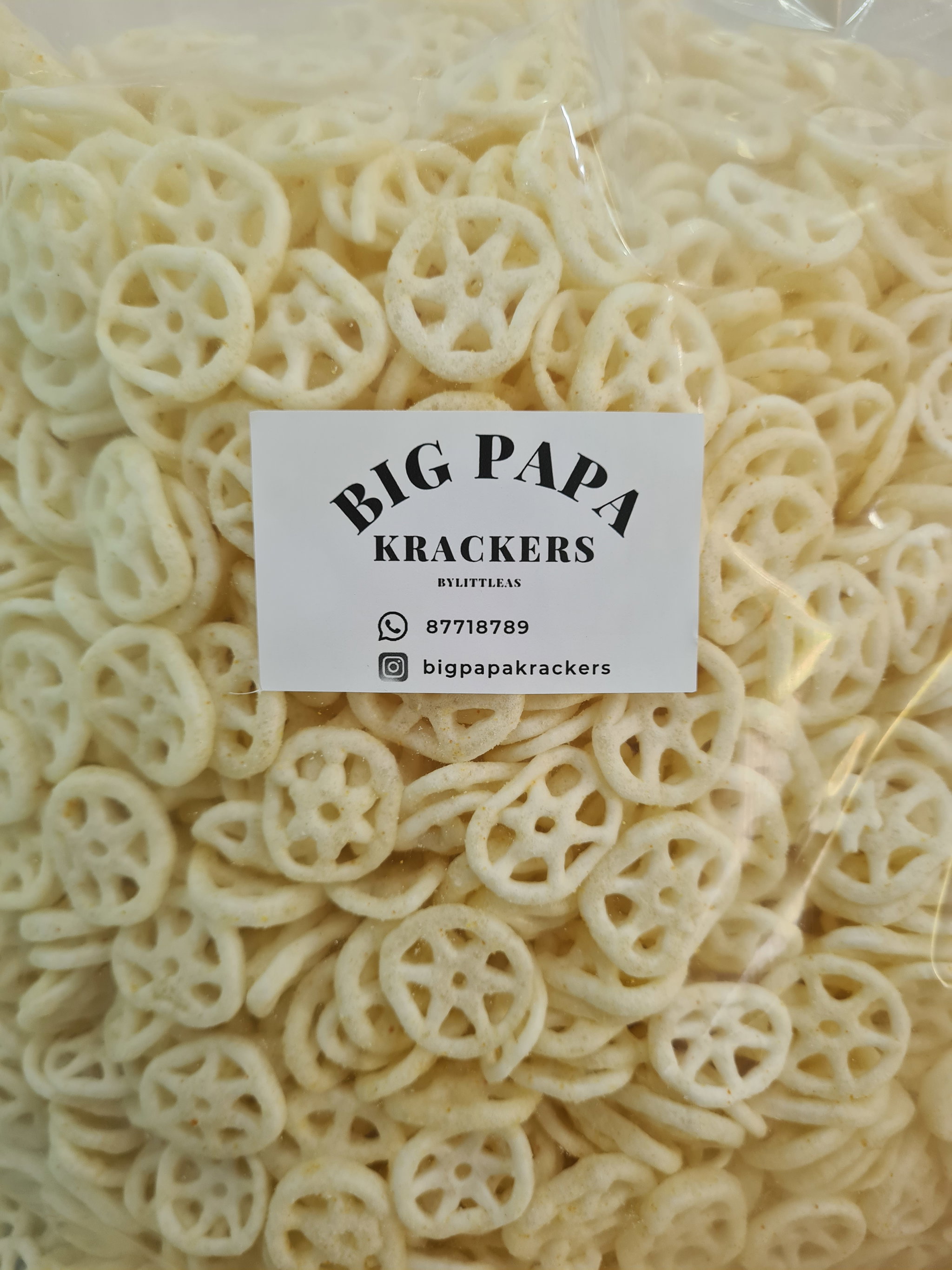 Keropok Roda Keju/Potato Wheel Crackers 1kg_0