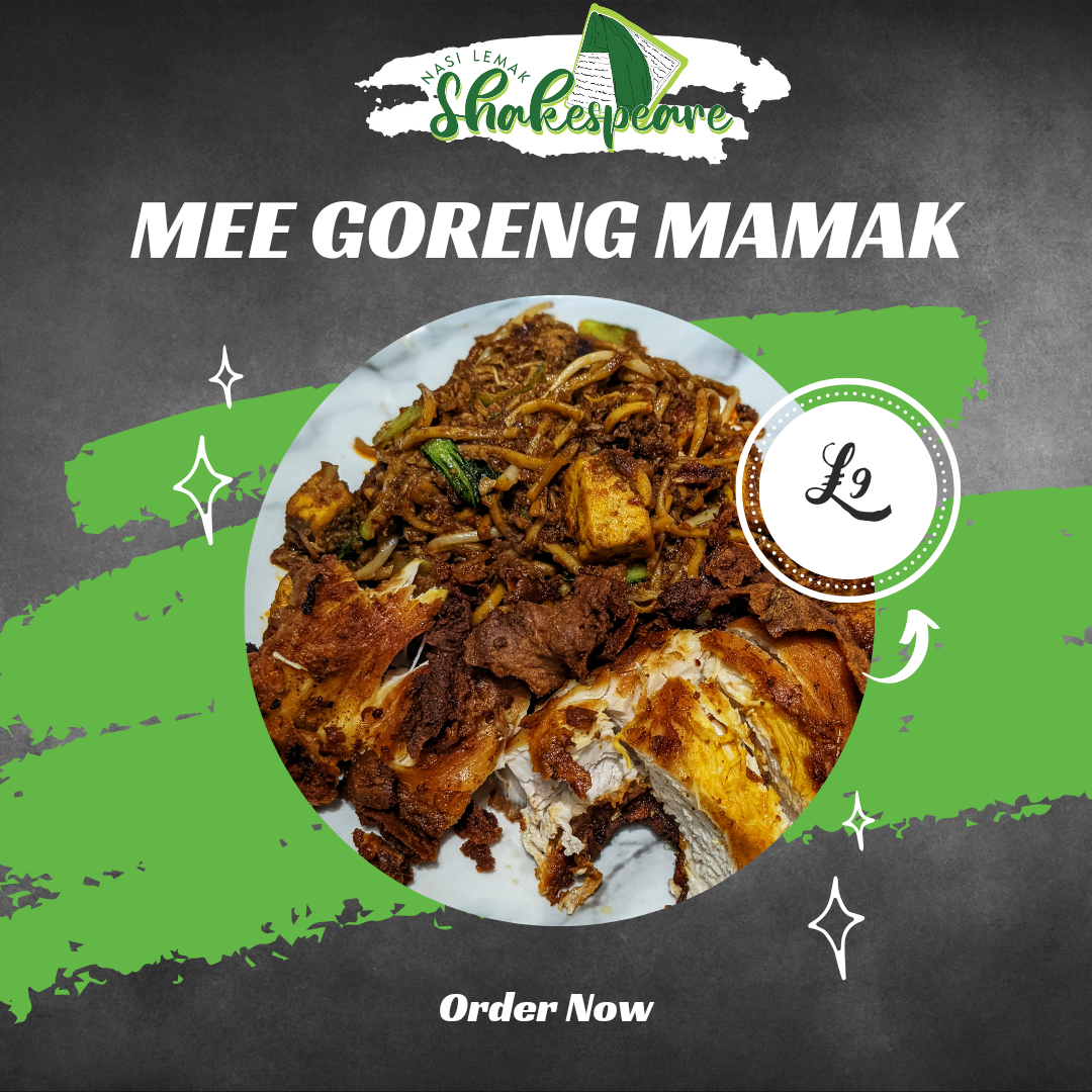 Mee Goreng Mamak with Ayam Goreng Mamak