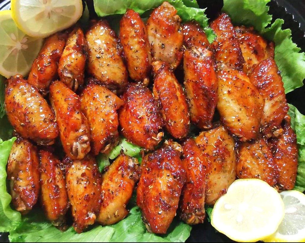Grilled Honey Glazed N Herbs Winglets