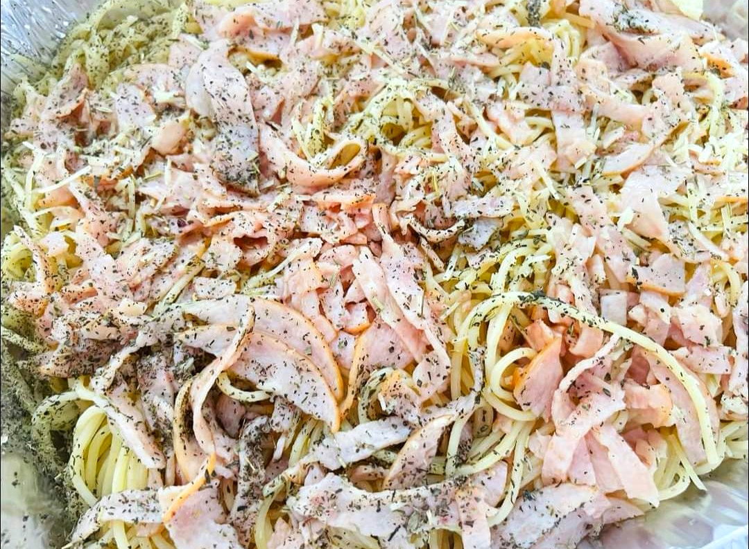 Ham N Mushrooms Carbonara