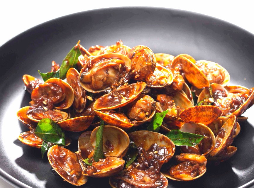 Sautéed Black Pepper N Butter Lala With Sake_0