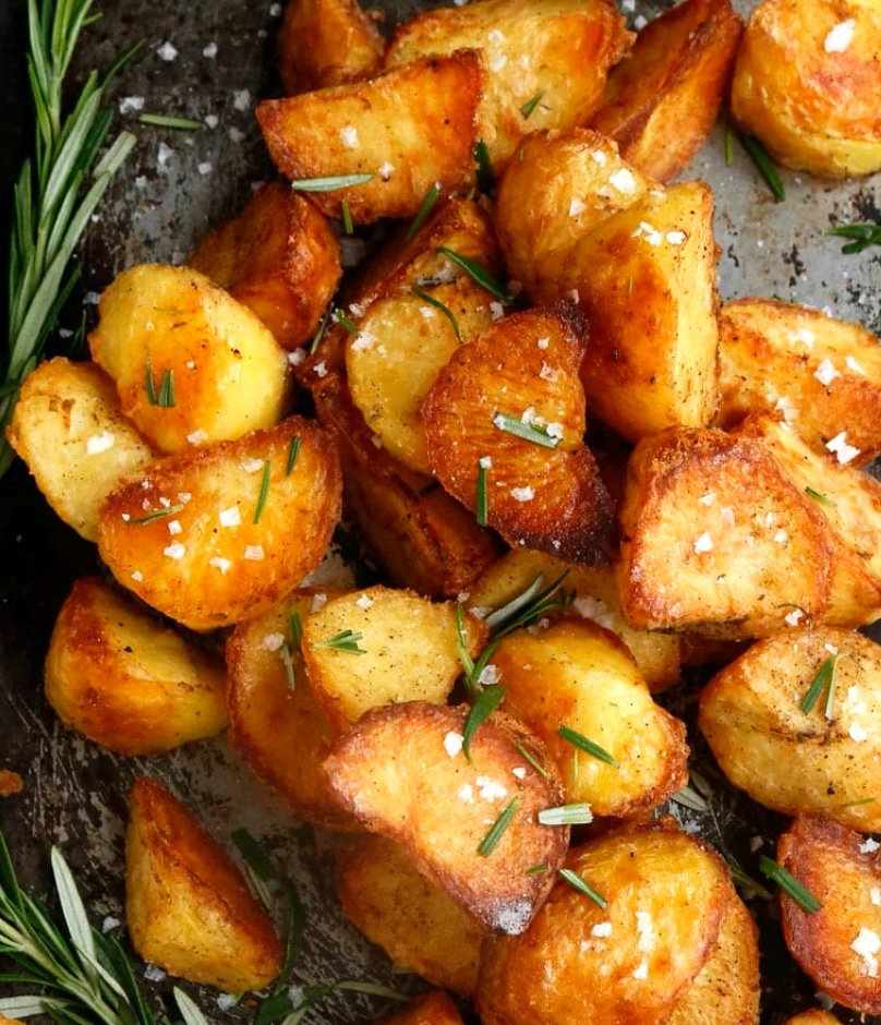 Grilled Rosemary Herbs Potato With Garlic N Butter