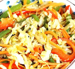 Stirfry Cabbage With Mixed Vegetables 