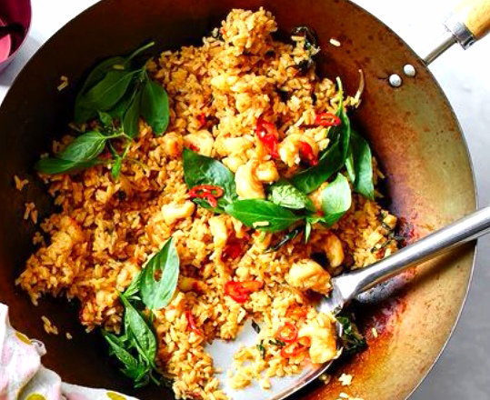 Thai Basil Chicken Fried Rice