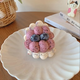 Blueberry fatcaron