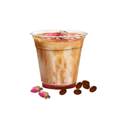 Rose latte