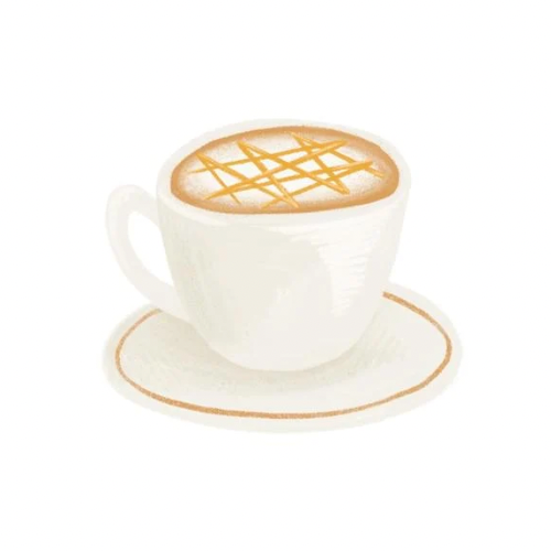 Salted caramel latte
