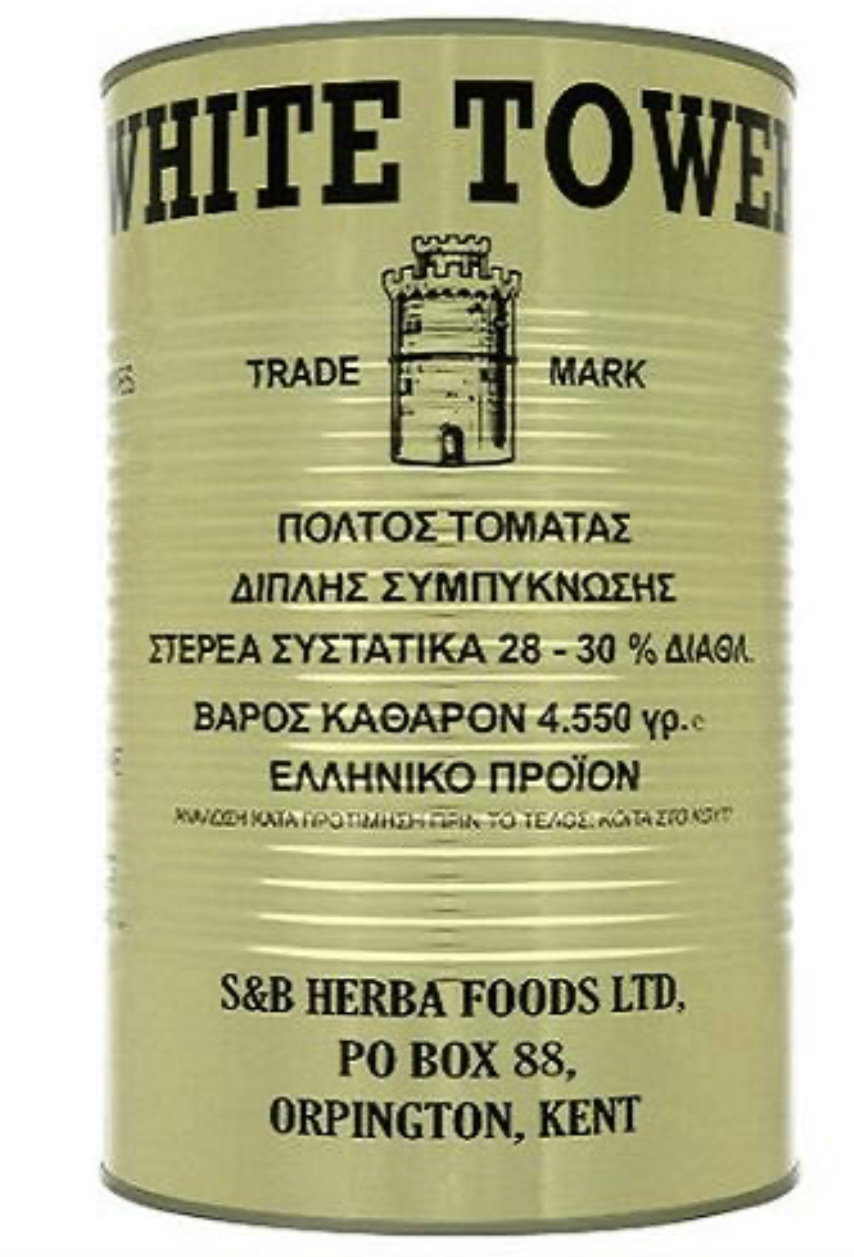White Tower Tomato Puree Case 4x4.55KG_0