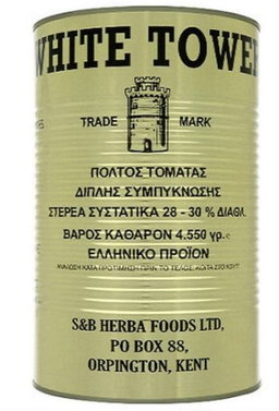 White Tower Tomato Puree Case 4x4.55KG