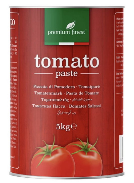 Premium Finest Tomato Puree Case 3x4.55KG